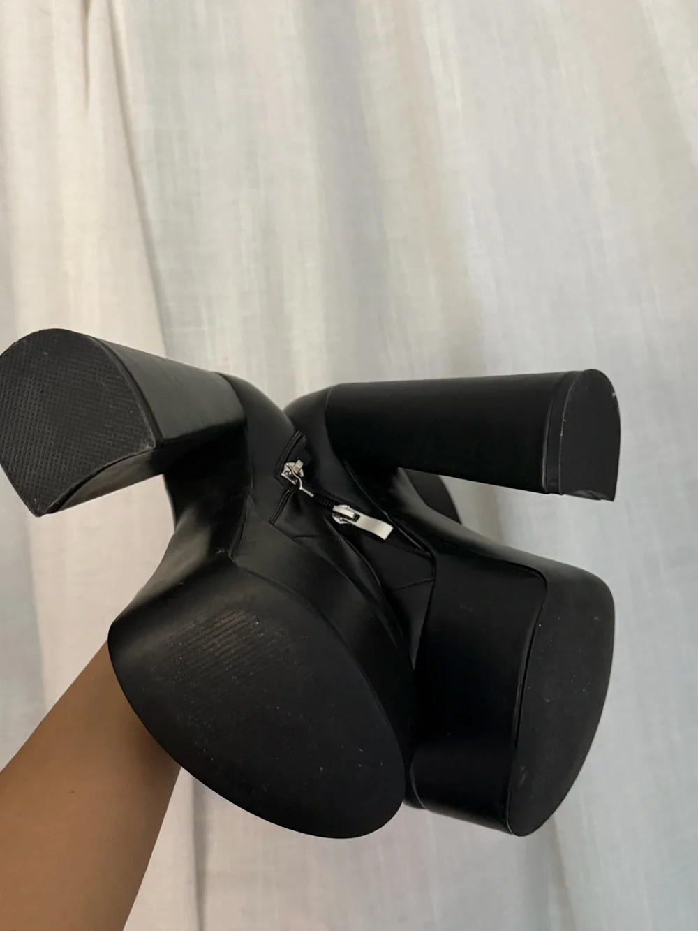 Dolls Kill Black Multi-Strap Platform Mary Janes